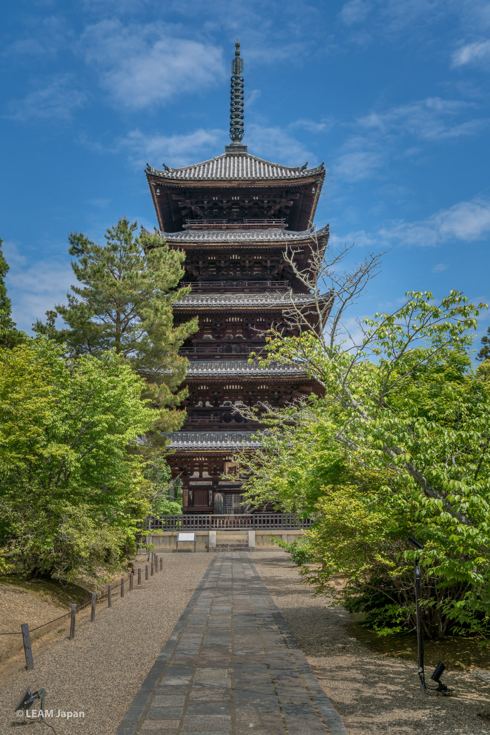 Kyoto, Ninnaji Temple “Five-Story Pagoda” (Important Cultural Property)