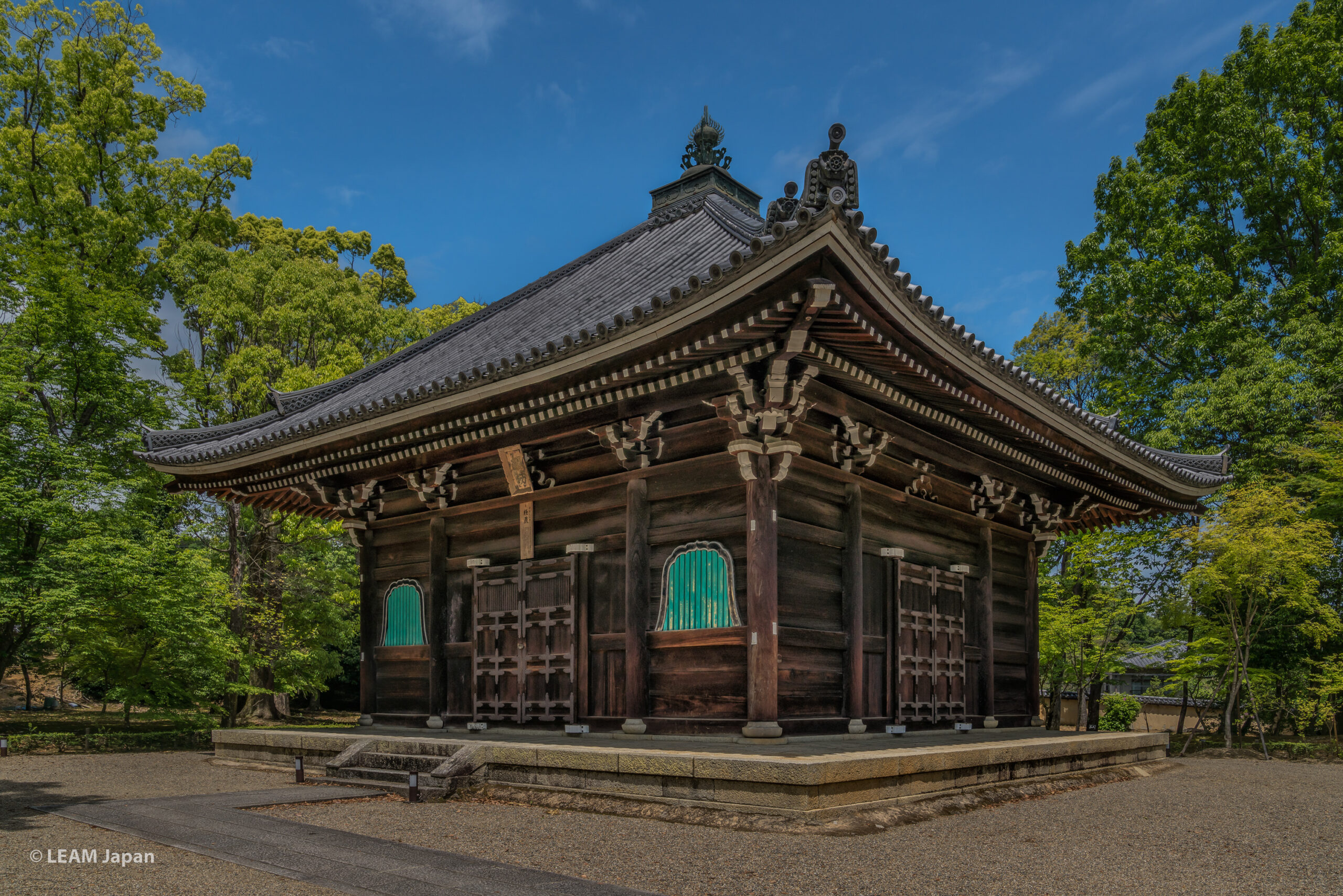 Kyoto, Ninnaji Temple “Sutra Repository” (Important Cultural Property)